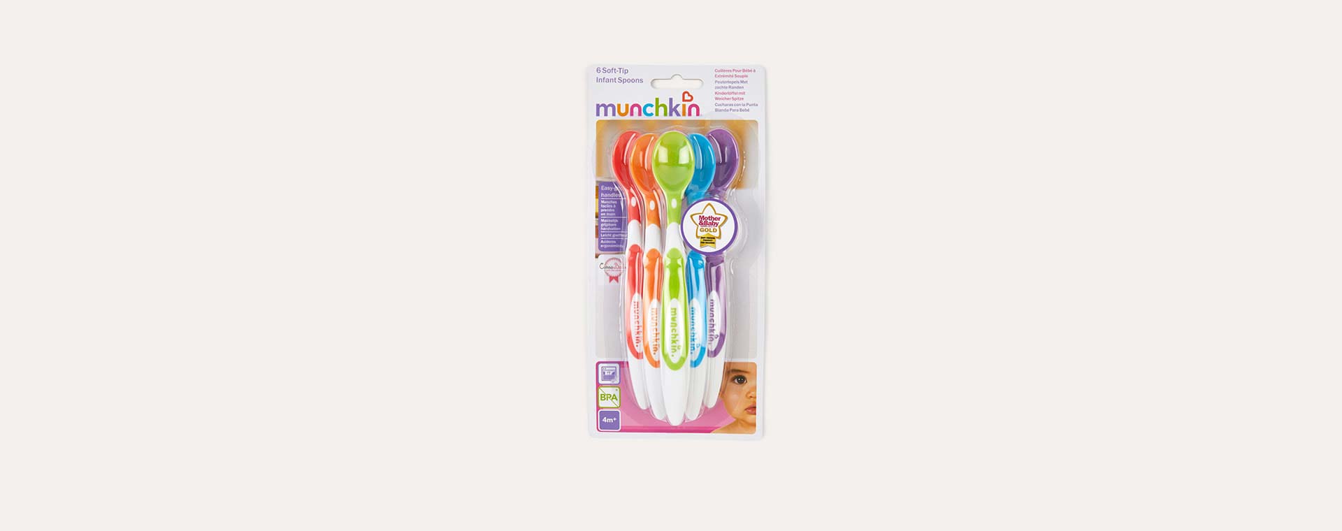 Multi Munchkin 6-Pack Soft Tip Infant Spoons