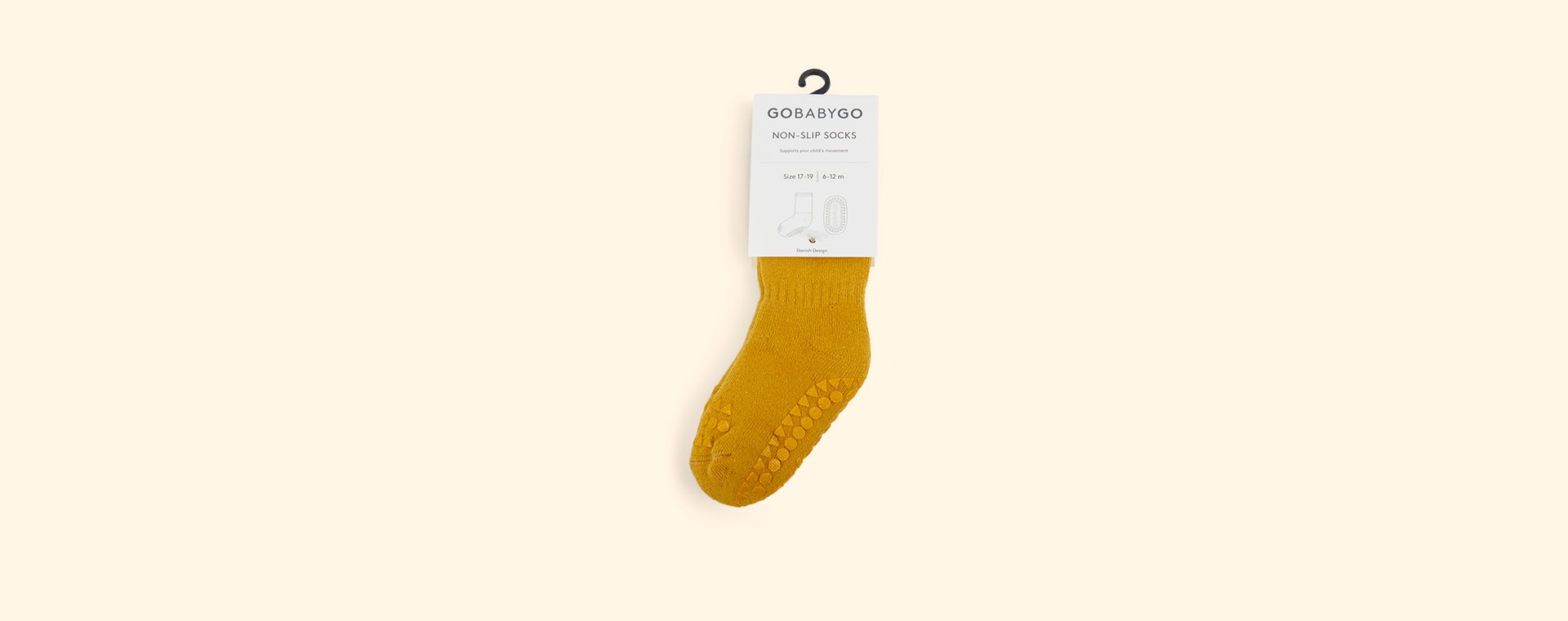 Mustard GoBabyGo Non-Slip Socks