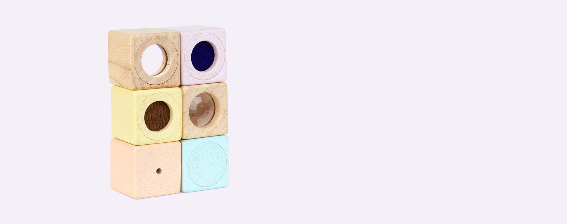 Pastels Plan Toys Sensory Blocks