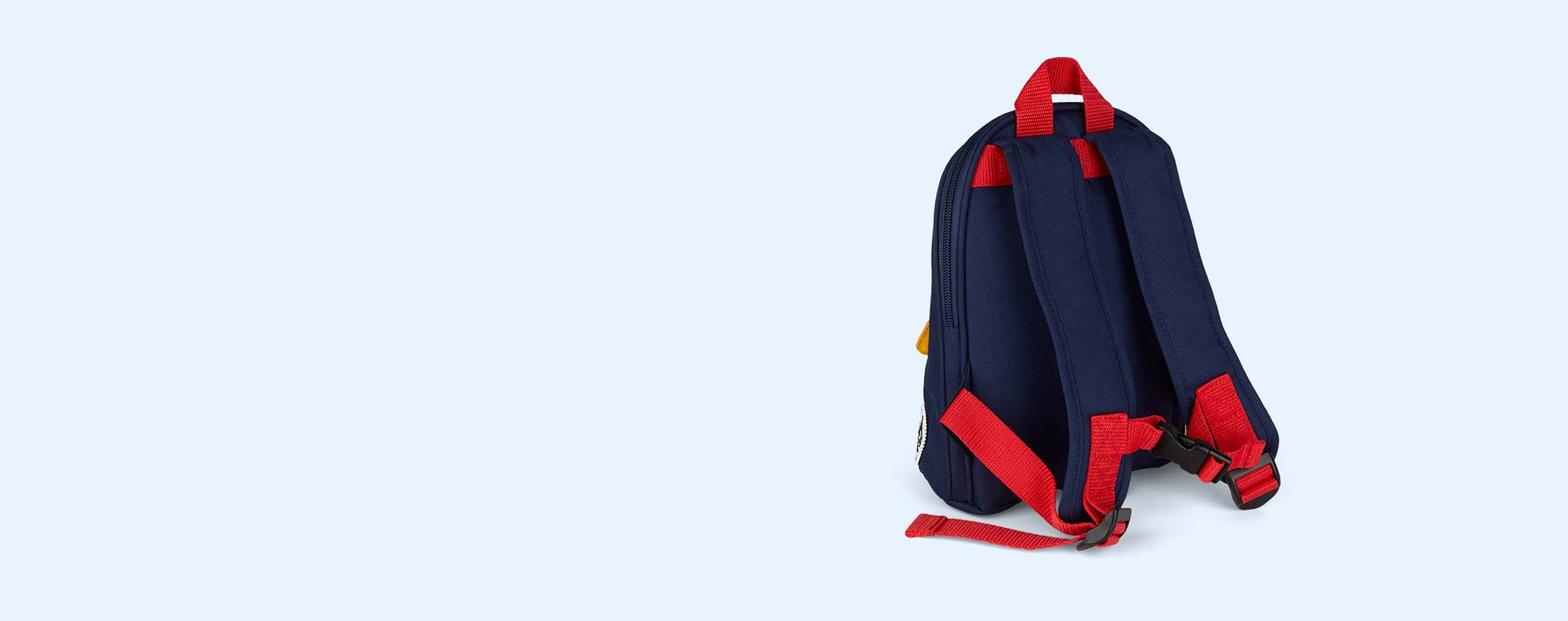 Navy Colour Block Babymel Mini Backpack with Rein