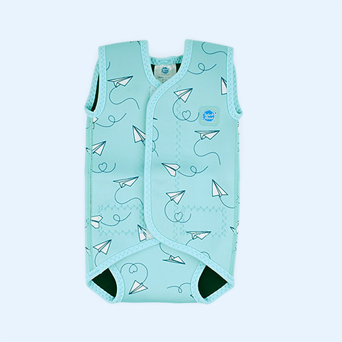 Paper Airplanes Splash About Baby Wrap