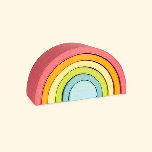Multi Grimm's 6 Piece Pastel Rainbow