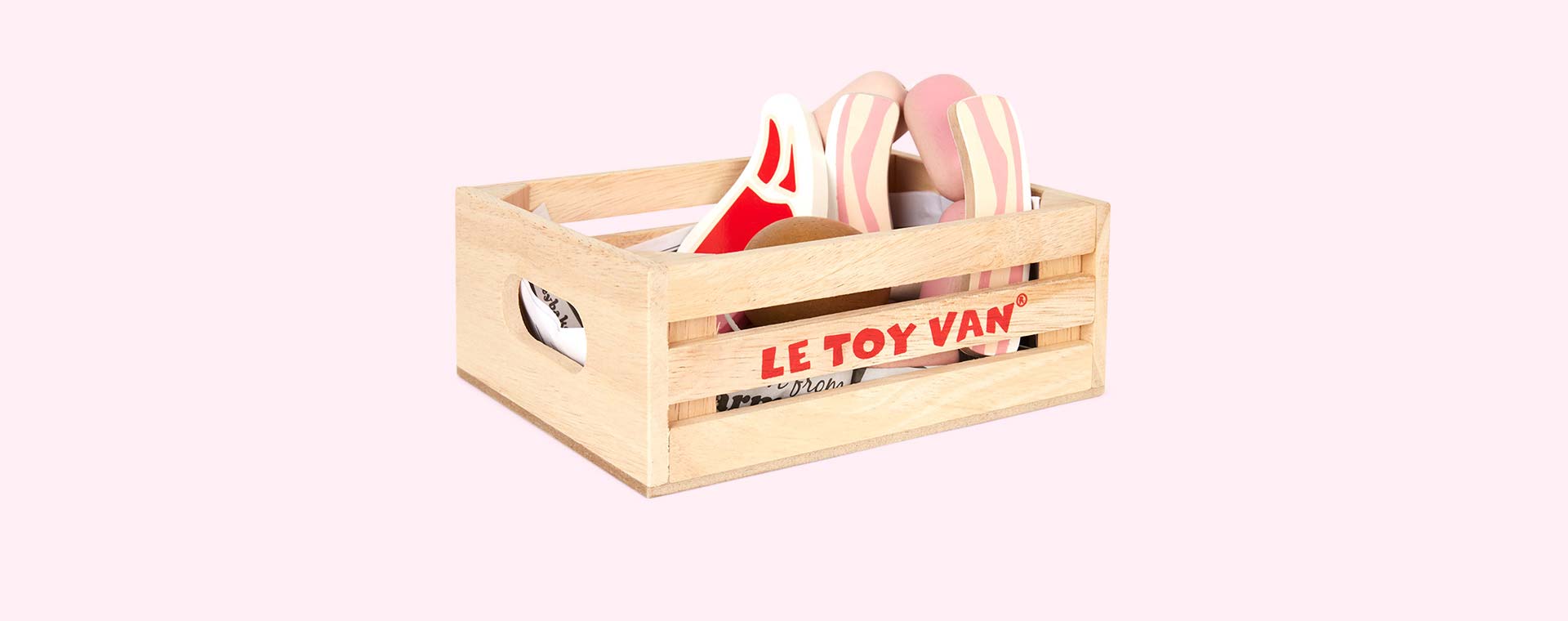 Multi Le Toy Van Market Meat Crate Set