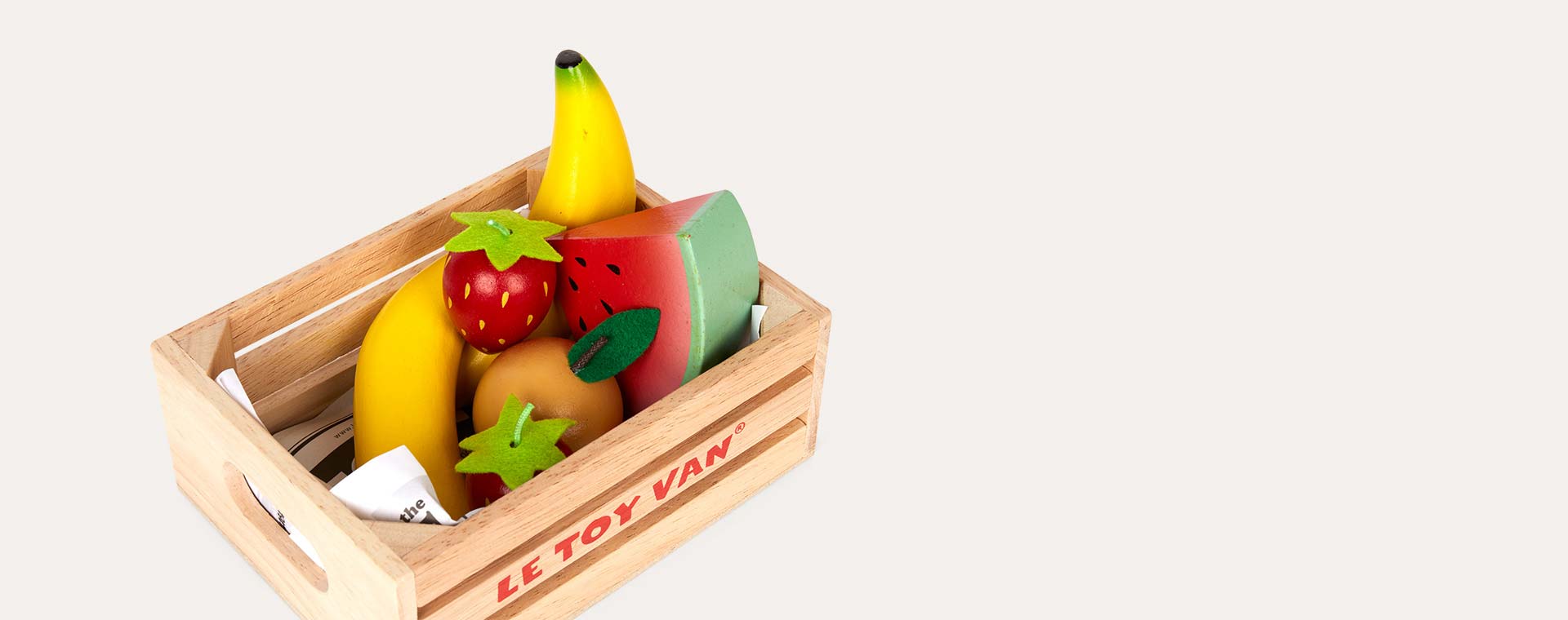 Multi Le Toy Van Five A Day Fruit Crate Set