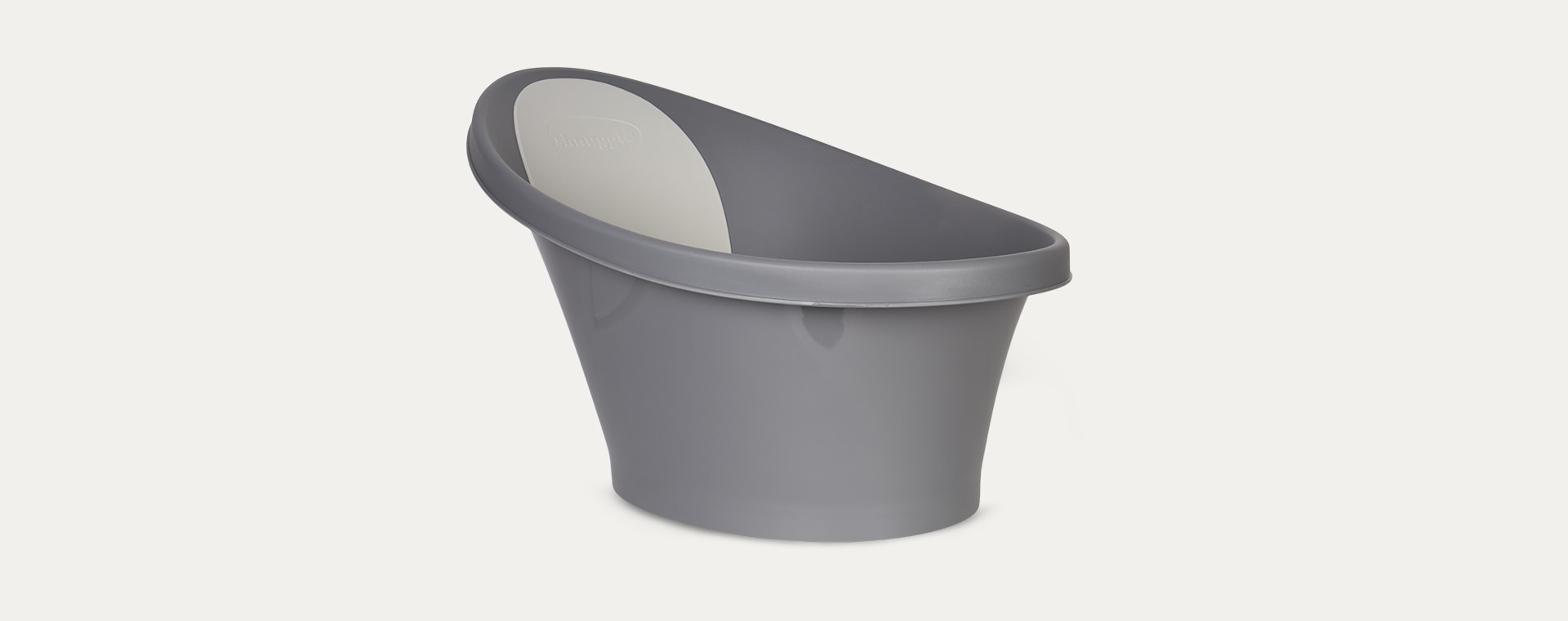 Slate Grey Shnuggle Bath with Foam Backrest