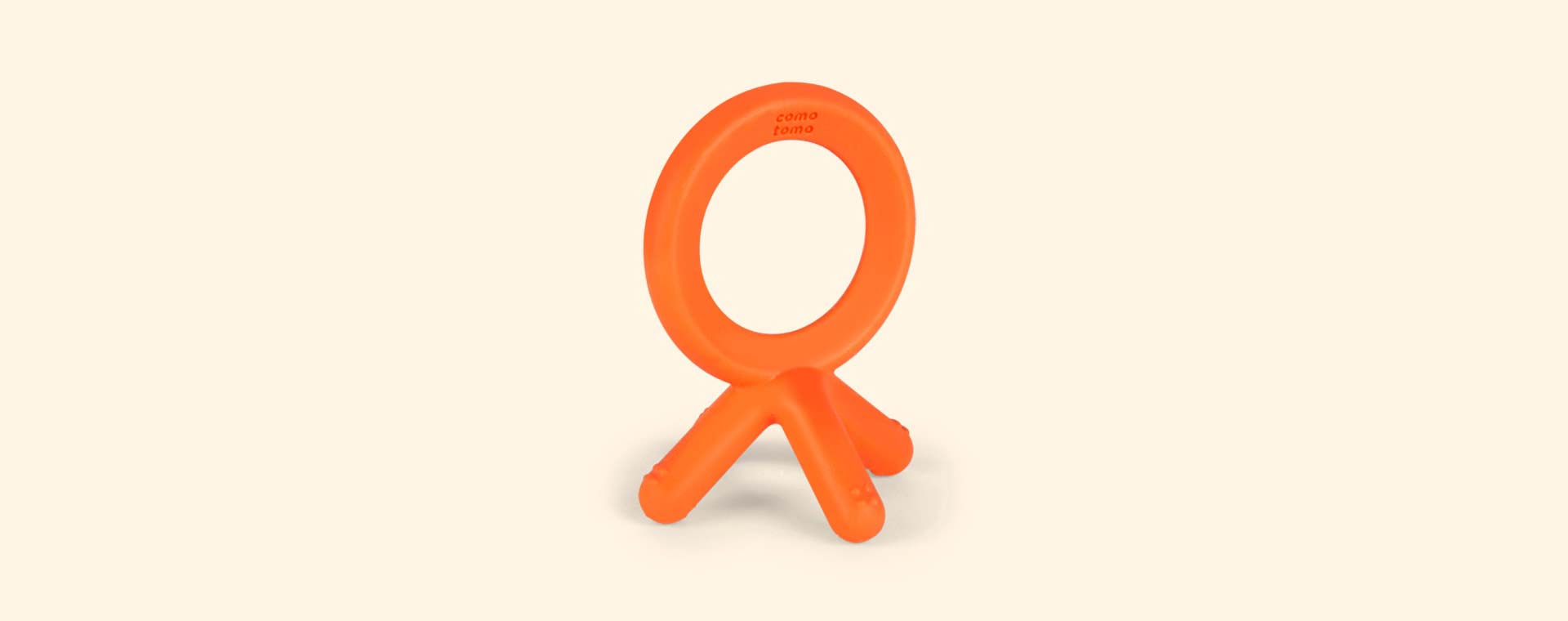 Orange Comotomo Teether Toy