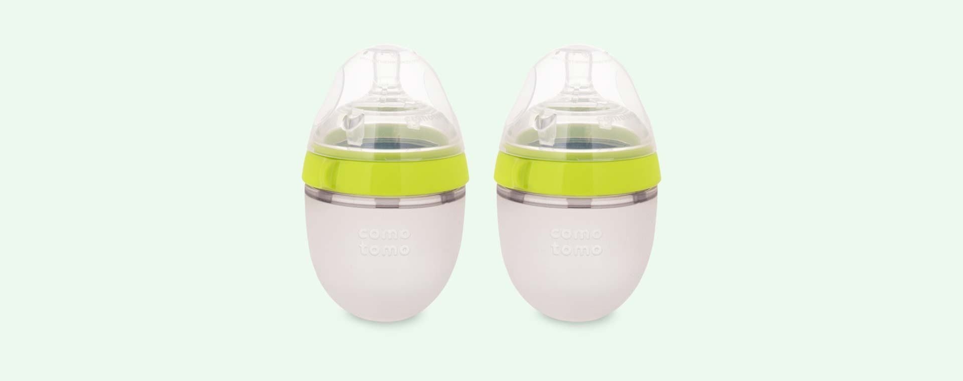 Green Comotomo 5oz Twin Bottle