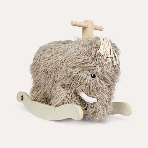 Grey Kid's Concept Rocking Woolly Mammoth