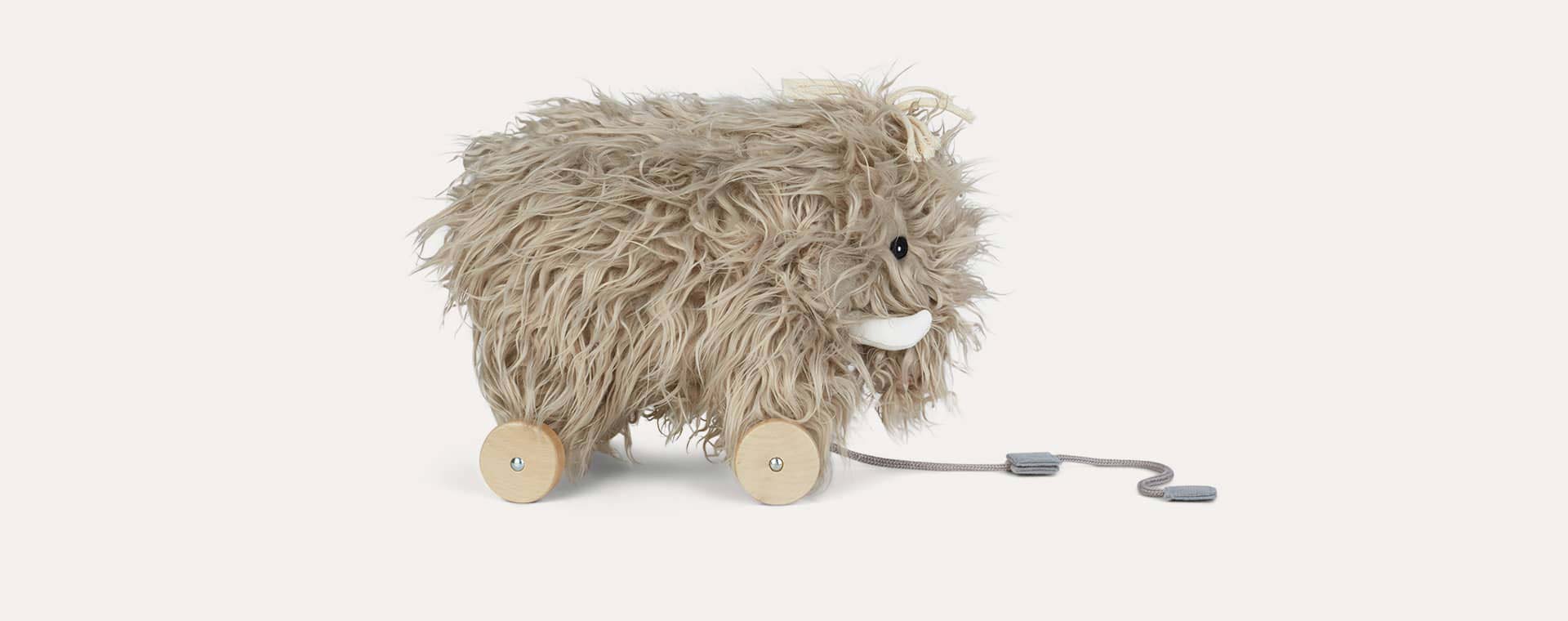 Kids Concept Mammut auf Rollen aus Holz 15x14x9,5cm 