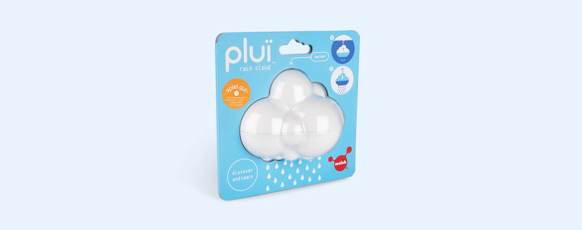 White Moluk Plui Rain Cloud Toy