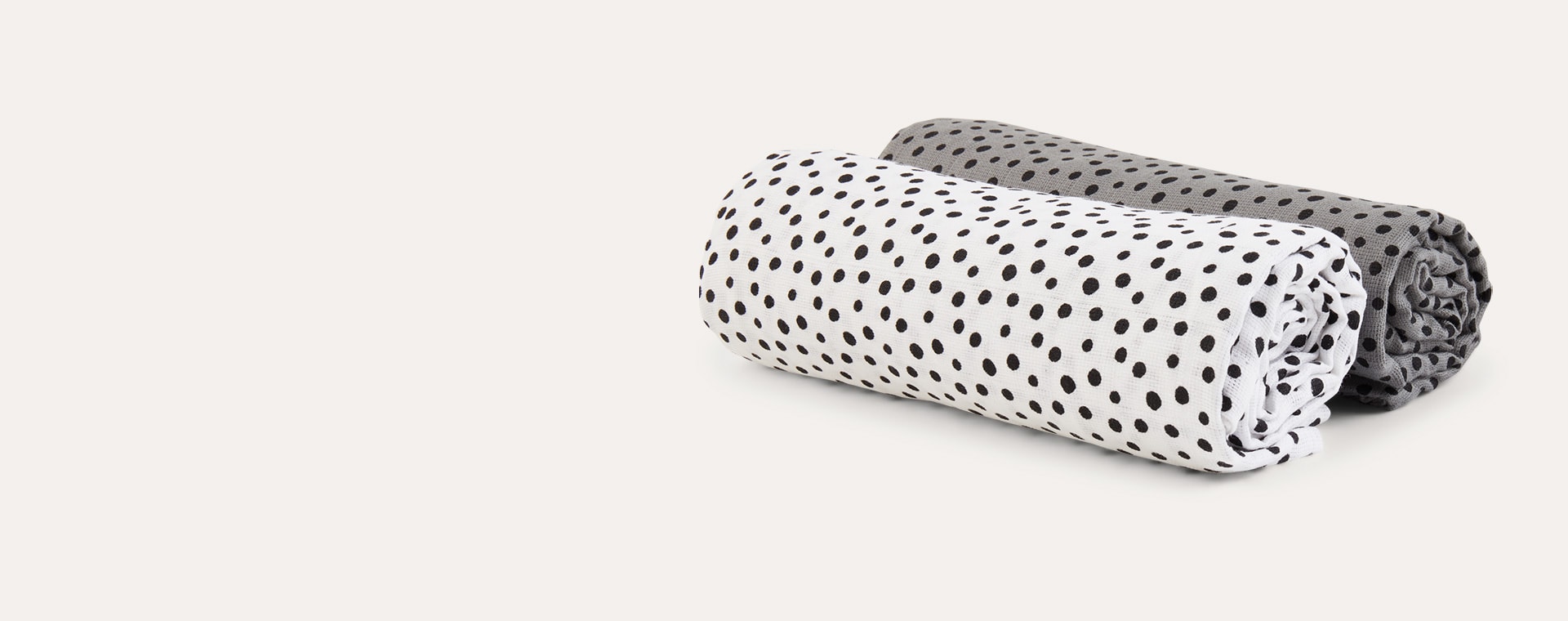 Happy Dots Grey Done By Deer 2-Pack Swaddle