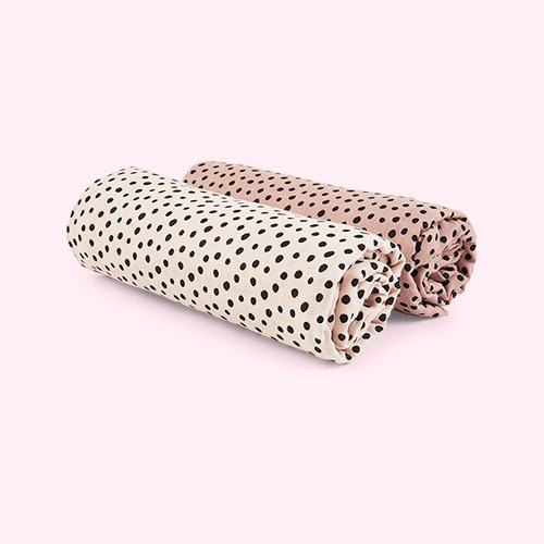 Happy Dots Powder Done By Deer 2-Pack Swaddle