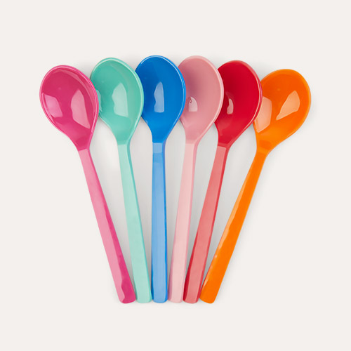 Choose Happy Spoons Rice 6-Pack Melamine Cutlery