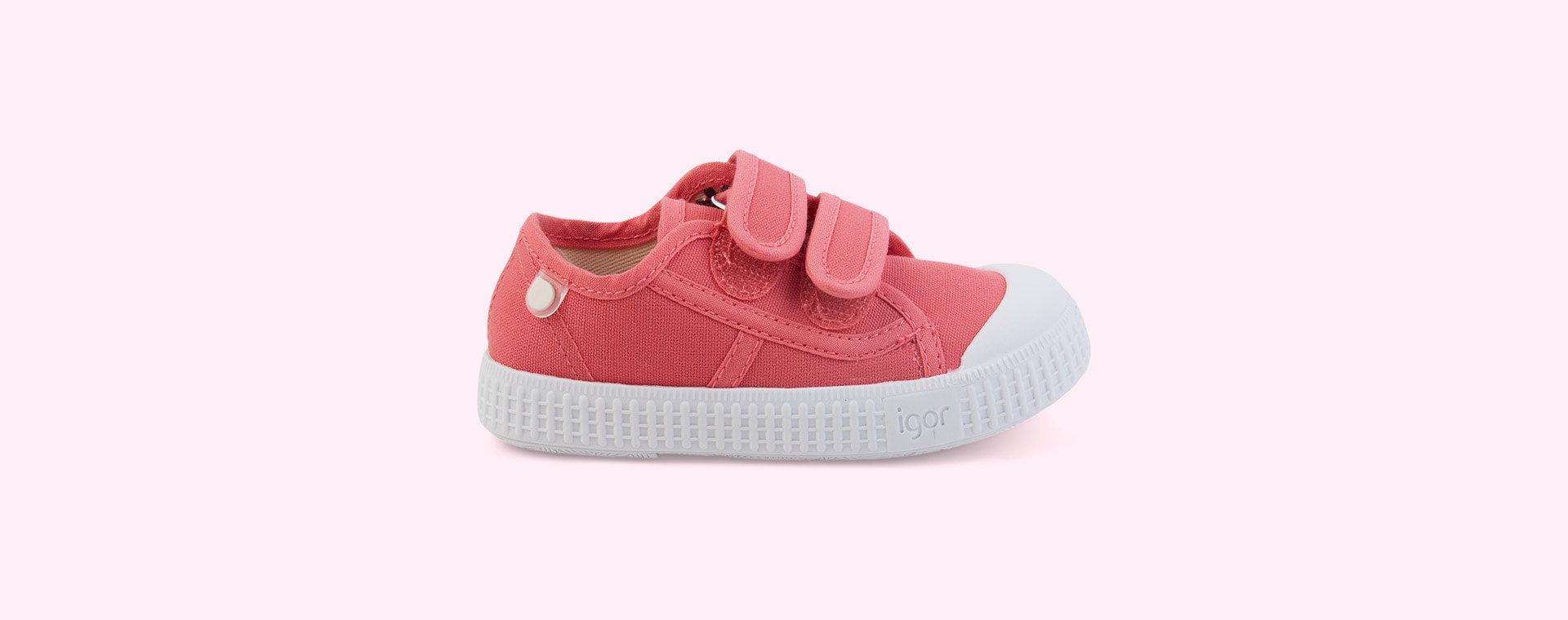 Pink igor Berri Velcro Tennis Shoe