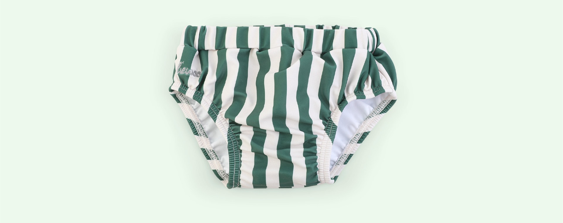 Stripe: Garden green/sandy Liewood Frej Bloomer Swim Pants
