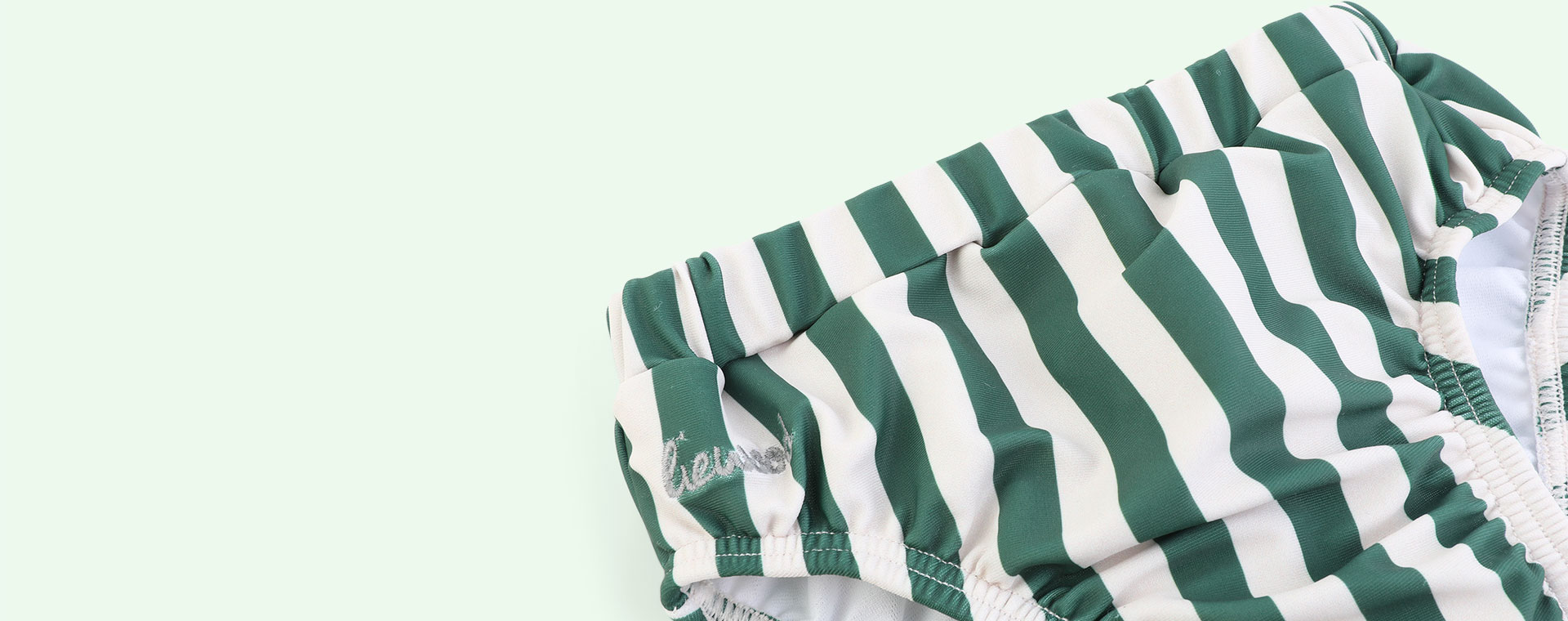 Stripe: Garden green/sandy Liewood Frej Bloomer Swim Pants