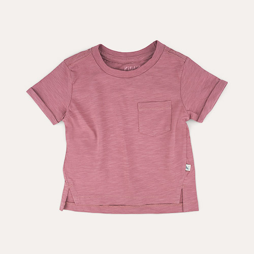Dusty Rose KIDLY Label Perfect Tee