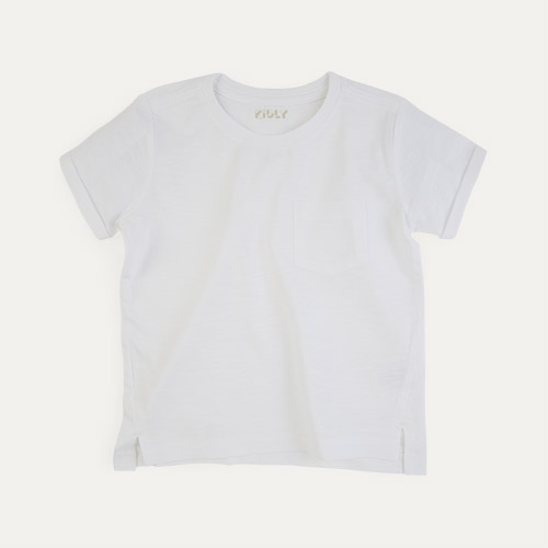 White KIDLY Label Perfect Tee