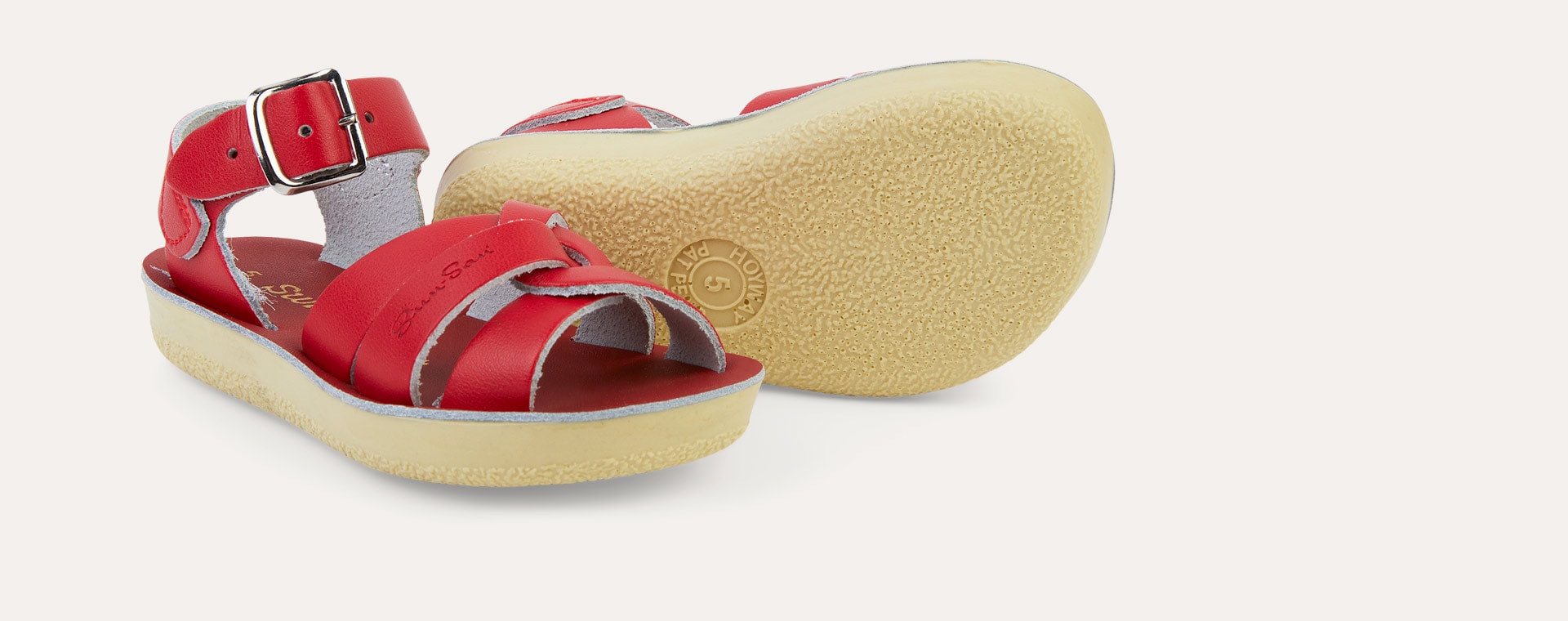 Red Salt-Water Sandals Swimmer Sandal