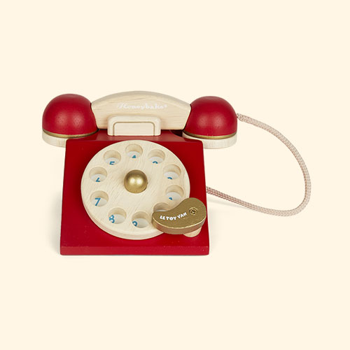 Red Le Toy Van Vintage Phone