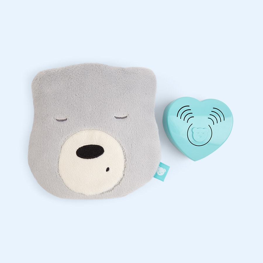 MyHummy Mini With Sleep Sensor Heart - Light Grey