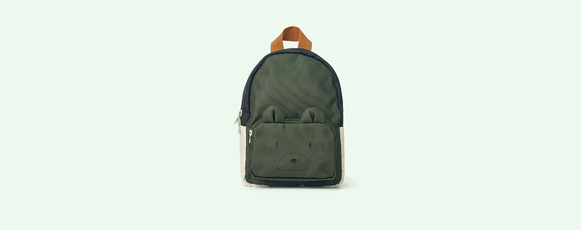 Mr Bear/Hunter Green Multi Mix Liewood Saxo Mini Backpack