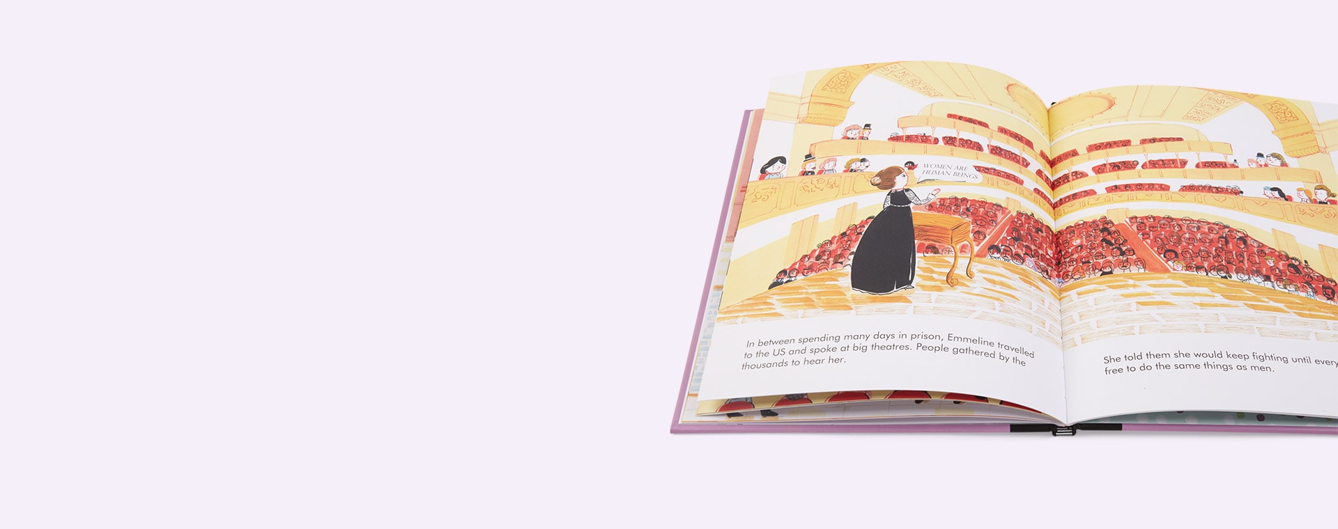 Purple bookspeed Little People Big Dreams Emmeline Pankhurst