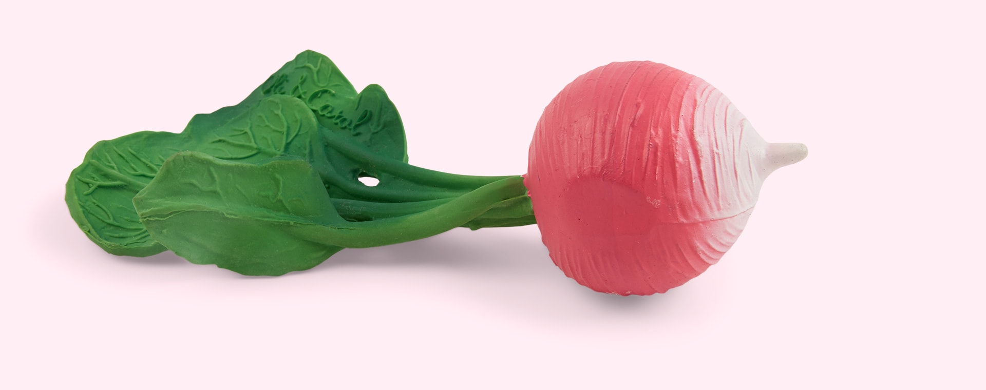 Pink Oli & Carol Ramona The Radish Teether & Bath Toy