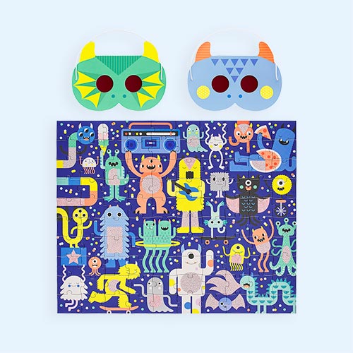 Monster Jam Petit Collage Decoder Puzzle