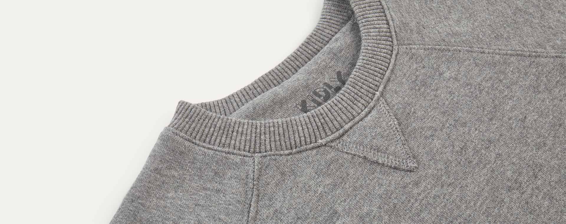Mid Grey Marl KIDLY Label Pocket Sweatshirt
