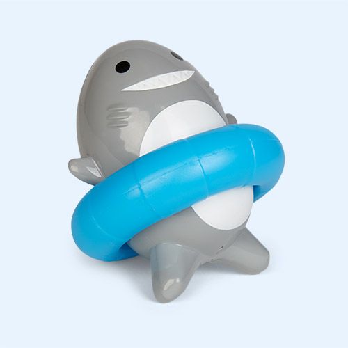 Grey Munchkin Sea Spinner Wind Up Shark Bath Toy