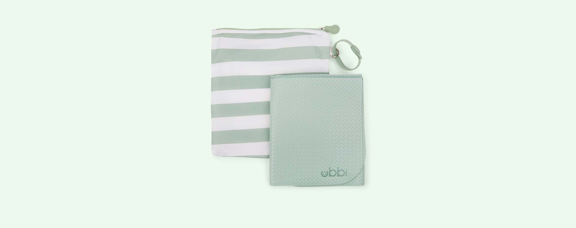Sage ubbi On-the-Go Changing Mat and Bag