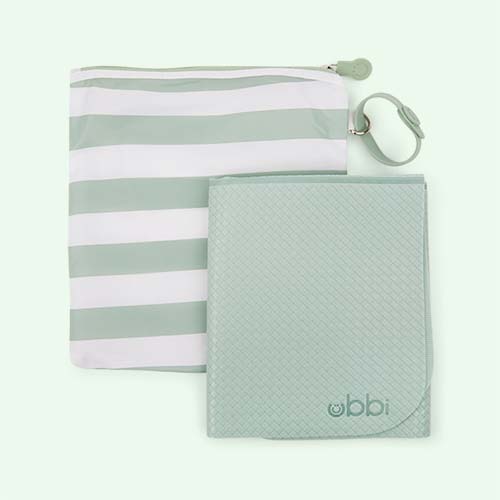 Sage ubbi On-the-Go Changing Mat and Bag