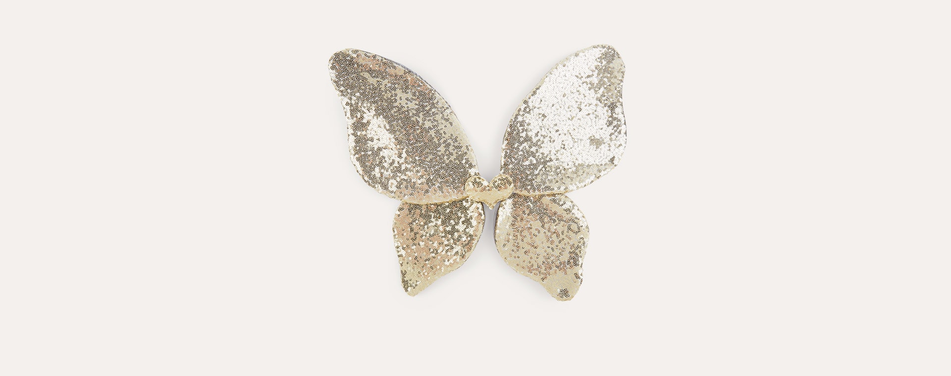 Gold Mimi & Lula Sparkle Sequin Wings