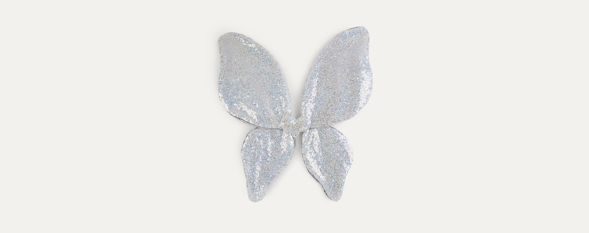 Silver Mimi & Lula Sparkle Sequin Wings