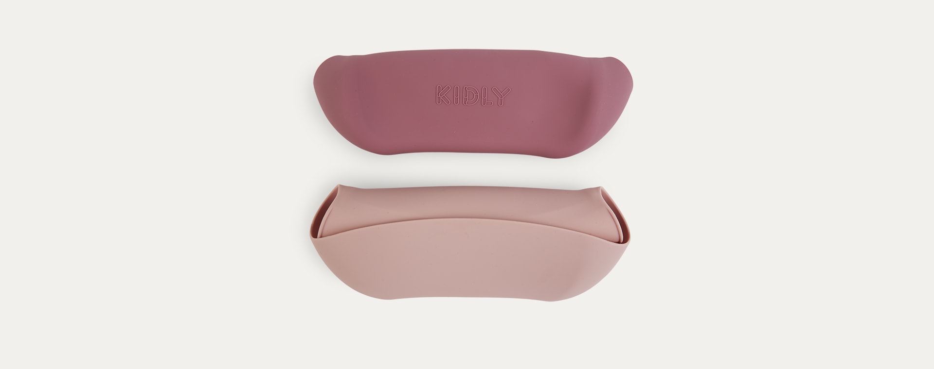 Berry & Blush KIDLY Label 2-Pack Silicone Bibs