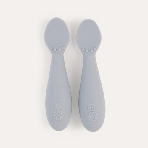 Pewter ezpz Tiny Spoon Twin Pack