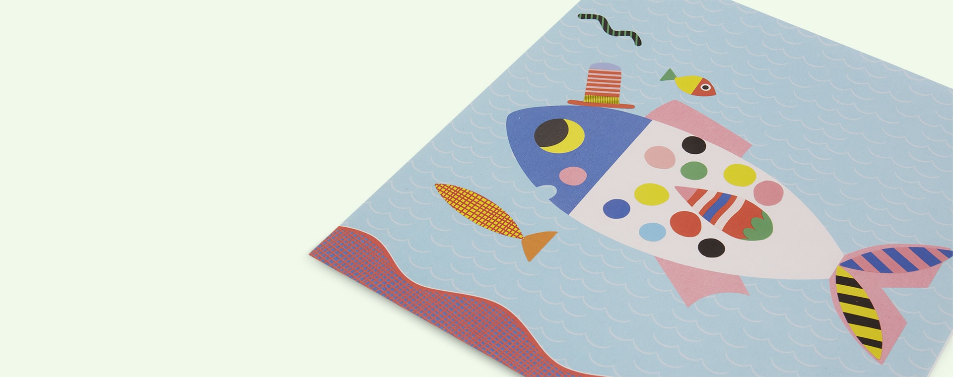 Multi Djeco Create With Stickers Sea Creatures