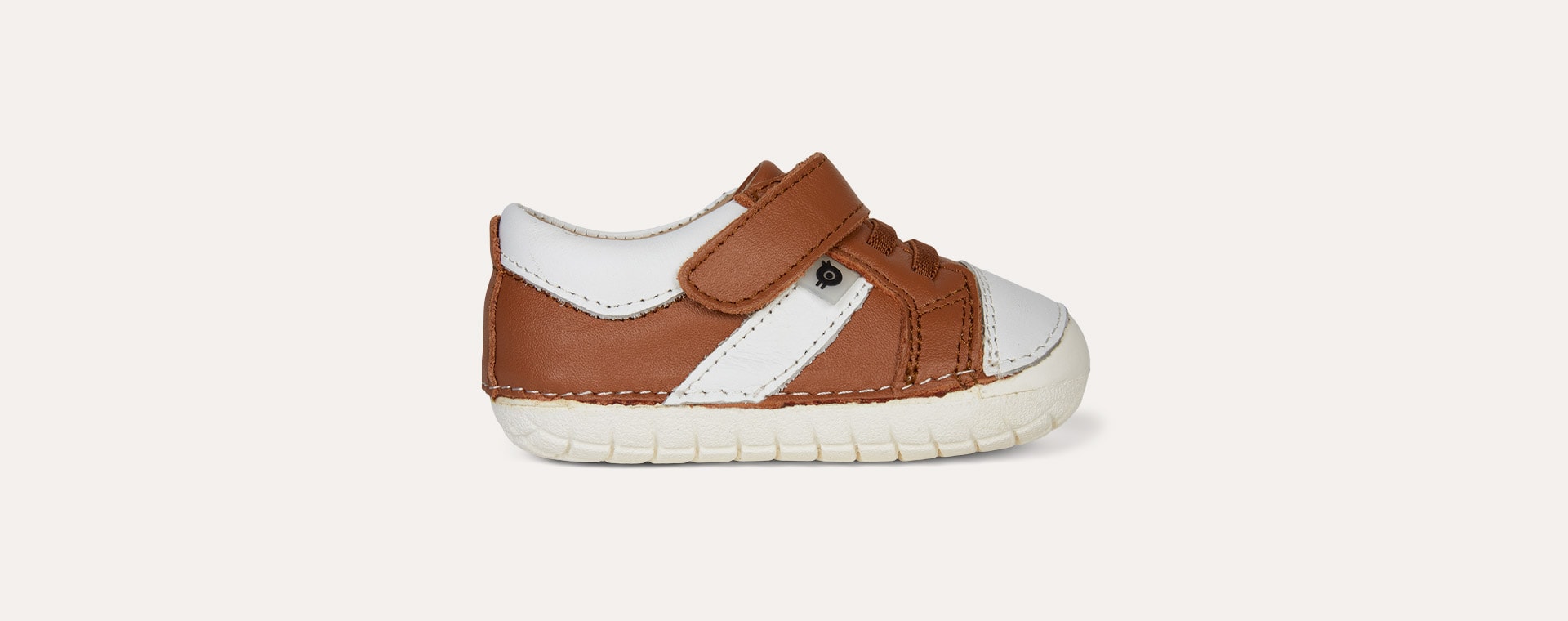 Tan old soles Ground Pave First Trainer