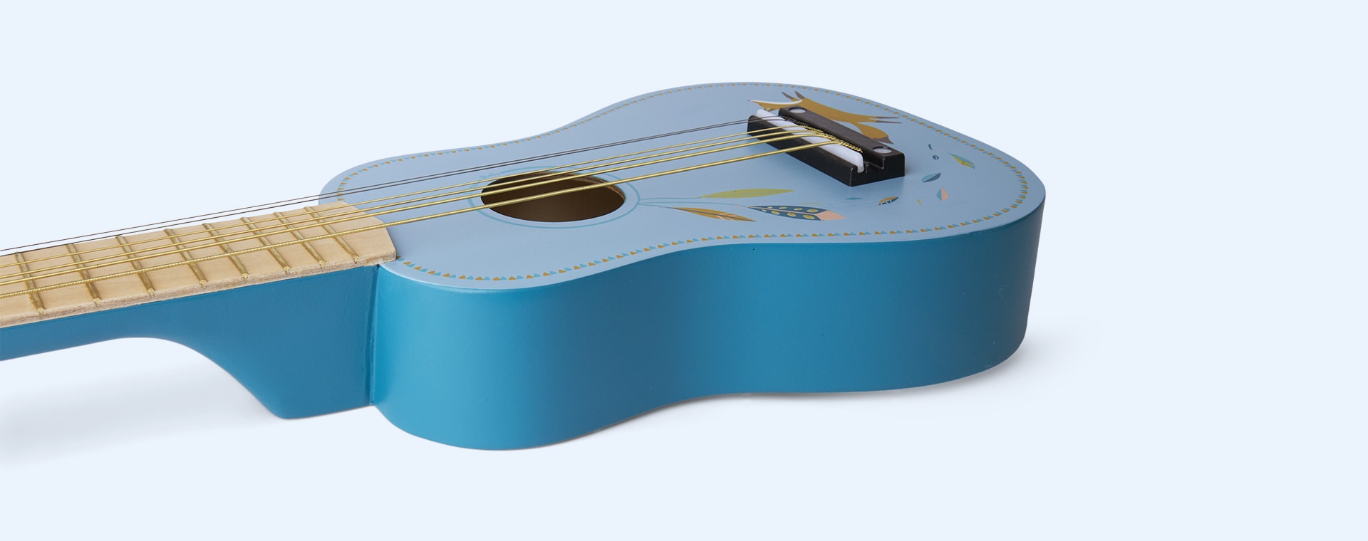 Turquoise Moulin Roty Guitar