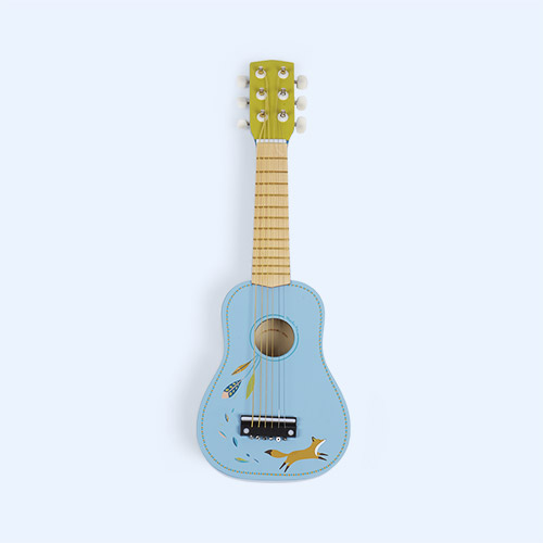 Turquoise Moulin Roty Guitar