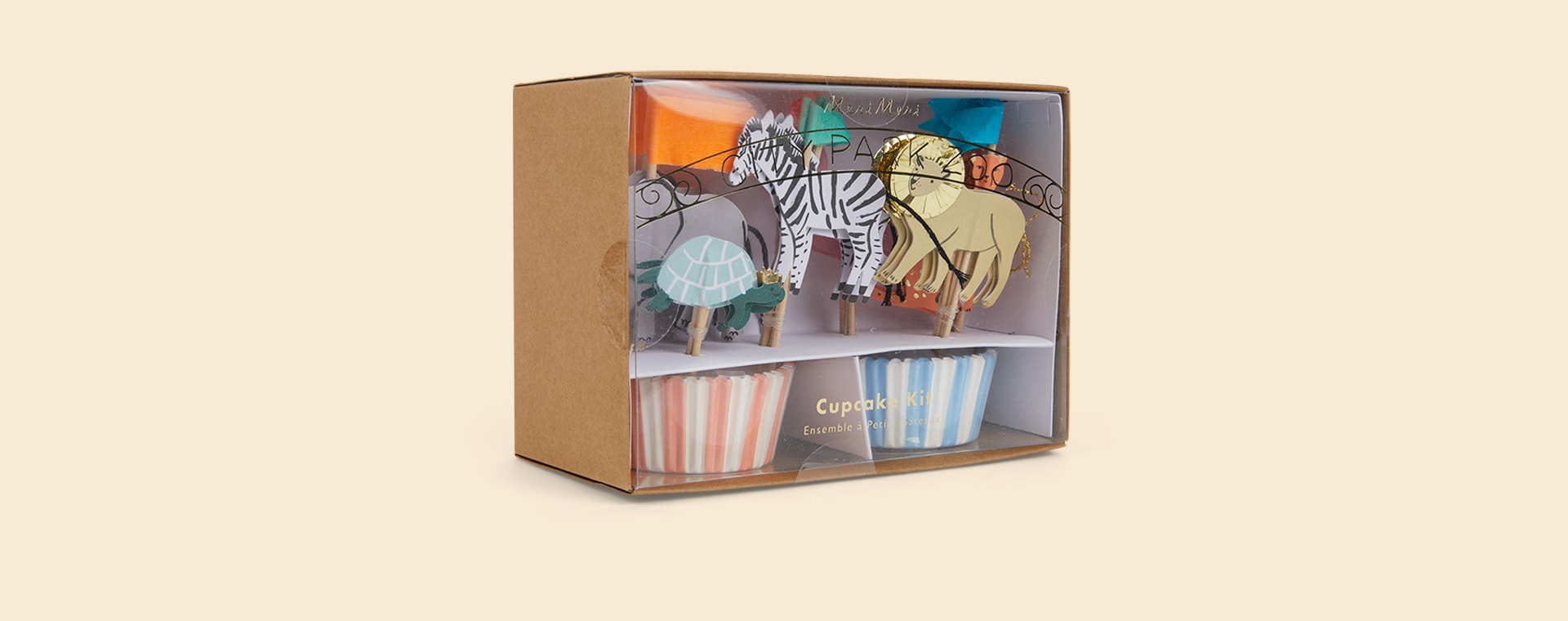 Safari Animal Meri Meri Cupcake Kit