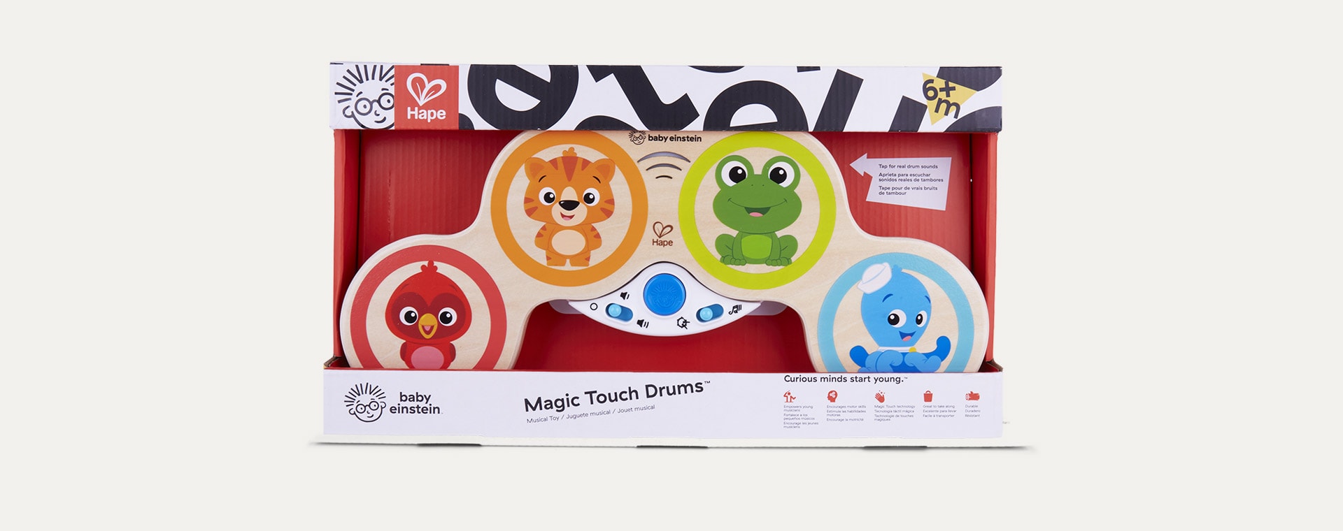 Multi Hape Magic Touch Drums Musical Toy