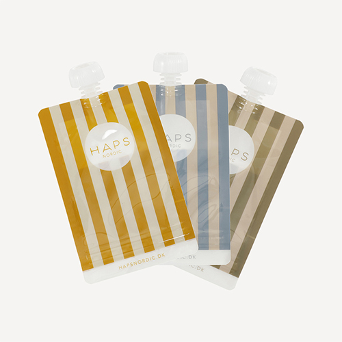 Marine Stripe Cold Haps Nordic Reusable Smoothie Bags