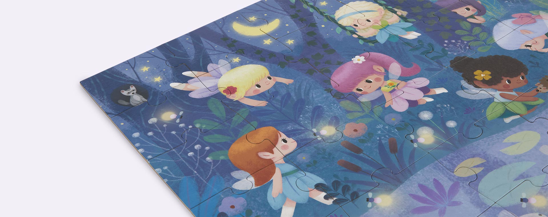 Multi Janod Fairies And Waterlilies Puzzle