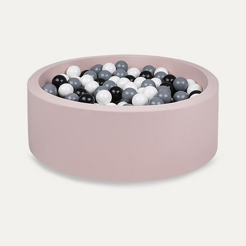 Pink with Black/Grey/White Balls Larisa and Pumpkin Organic Cotton Ball Pit