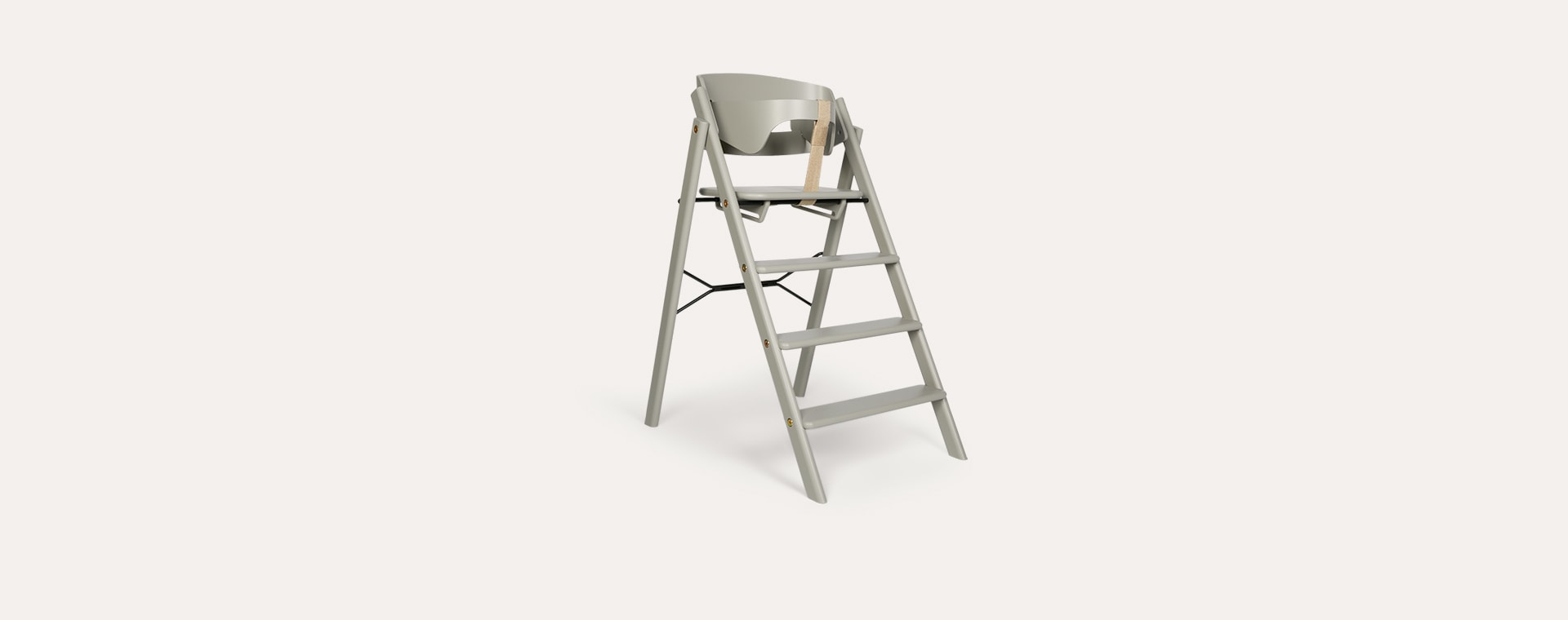 Grey KAOS Klapp Foldable Highchair With Safety Rail