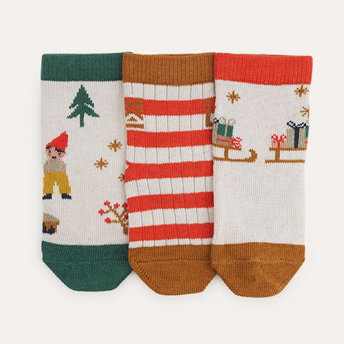 Holiday Sandy Mix Liewood 3-Pack Silas Socks