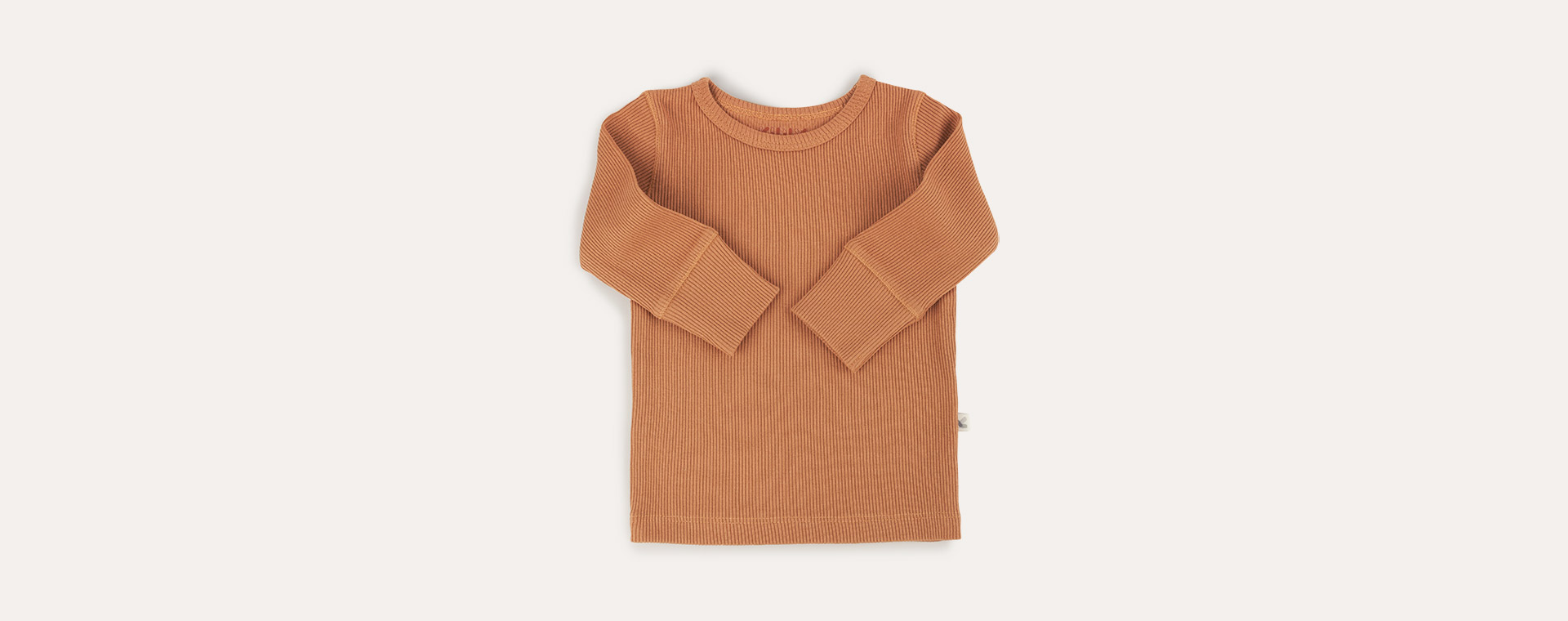 Biscuit KIDLY Label Organic Ribbed Tee