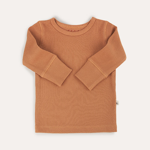 Biscuit KIDLY Label Organic Ribbed Tee